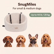 Dopasowanie legowiska SnugMiles do fotela samochodowego